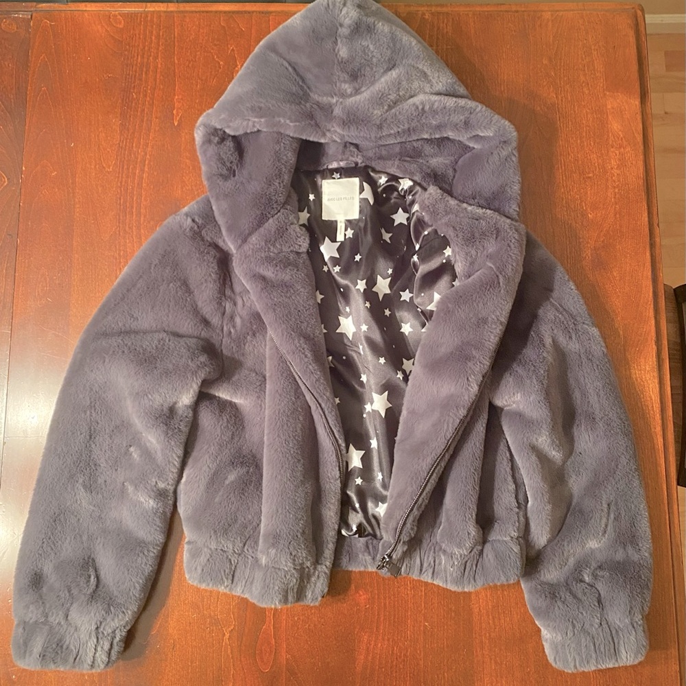 Faux Fur Cropped Jacket